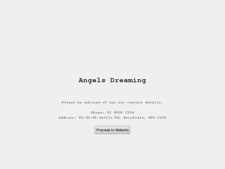 www.angelsdreaming.com.au