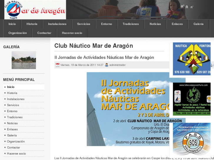 www.clubnauticomardearagon.es