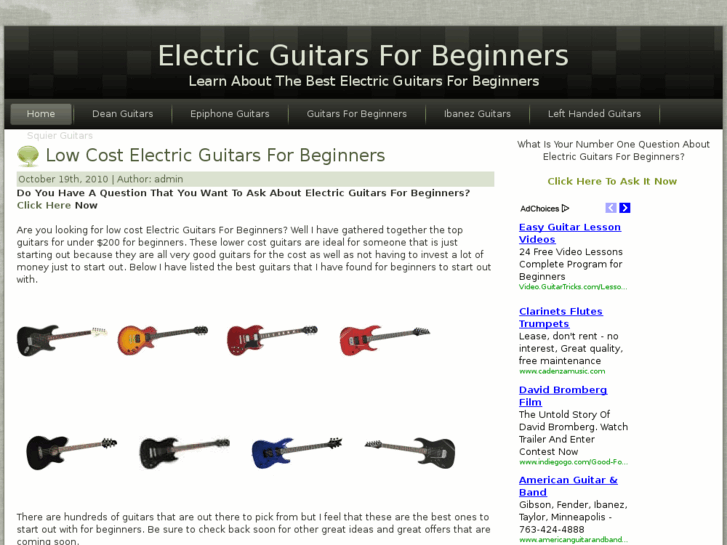 www.electricguitarsforbeginners.com