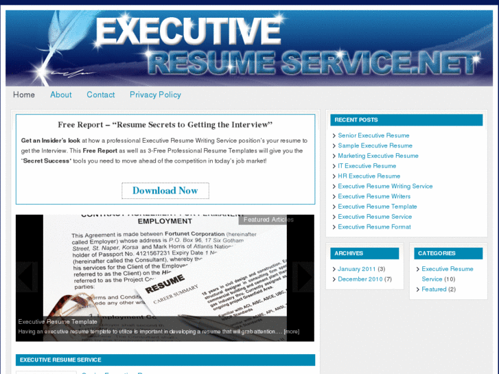www.executiveresumeservice.net