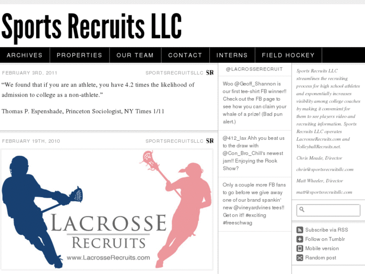 www.sportsrecruitsllc.com