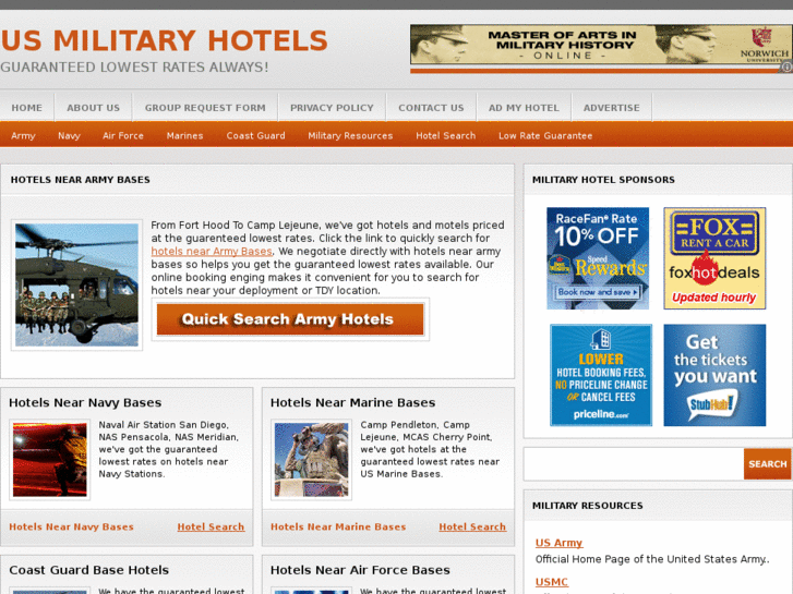 www.usmilitaryhotels.com