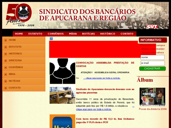 www.bancariosapucarana.com.br