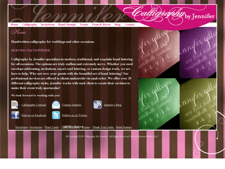 www.calligraphybyjennifer.net