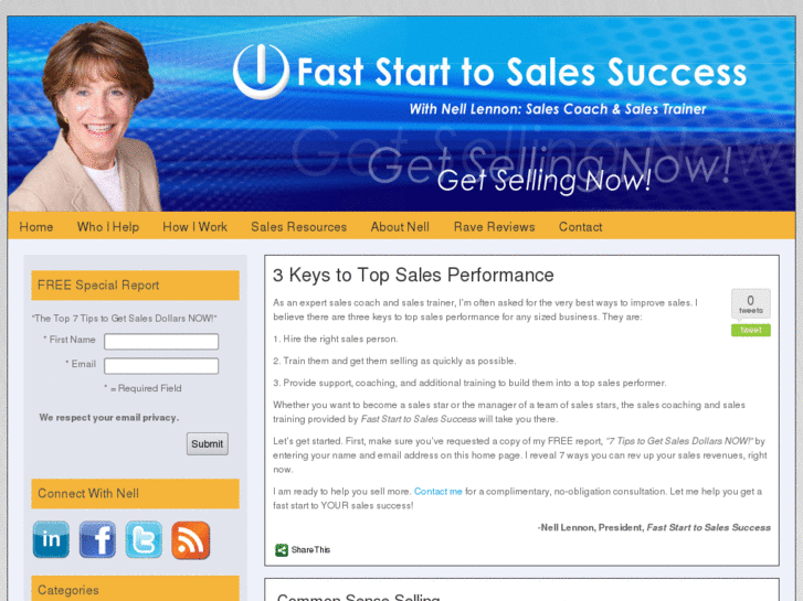 www.faststarttosalessuccess.com