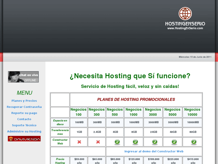 www.hostingenserio.com