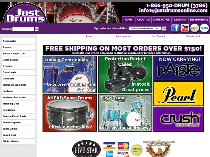 www.justdrumsonline.com