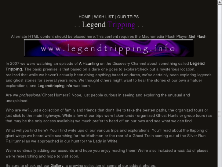 www.legendtripping.info