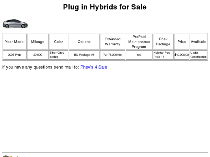 www.phev4sale.com