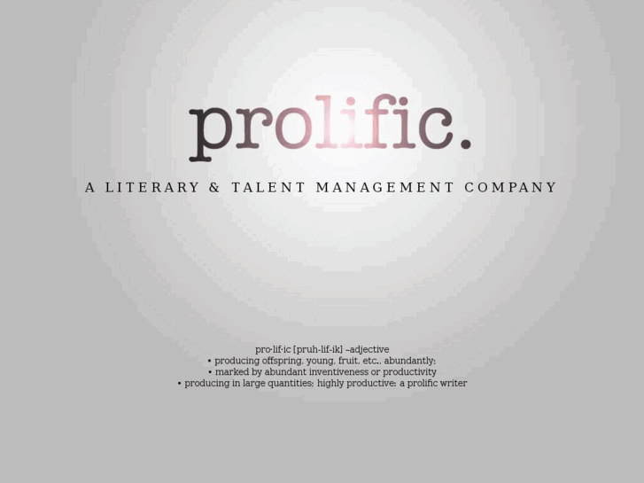 www.prolific-ent.com