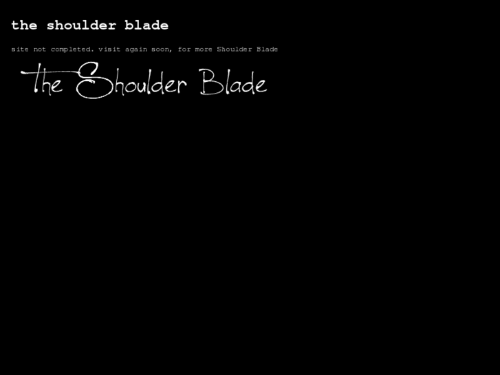 www.theshoulderblade.com