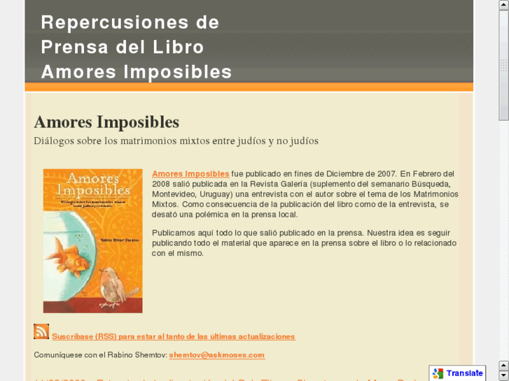 www.amoresimposibles.org