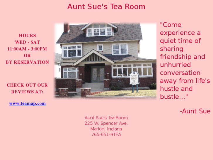 www.auntsuestearoom.com