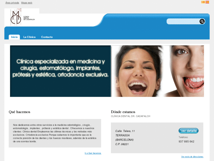 www.clinicadentalcadafalch.com