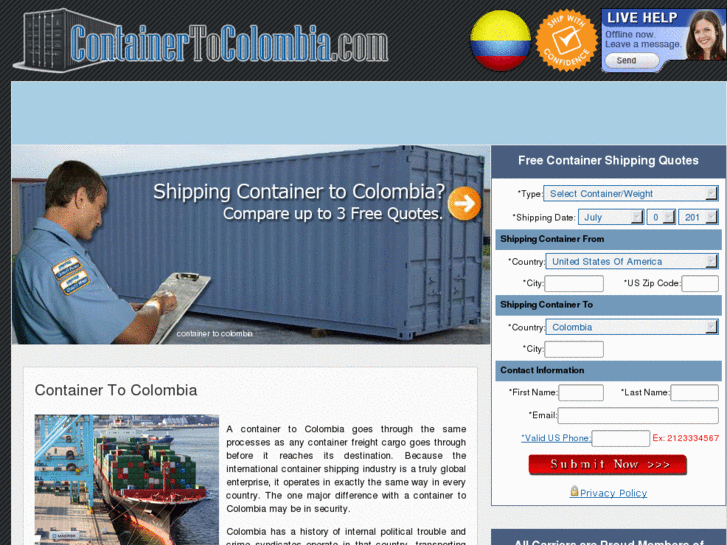 www.containertocolombia.com