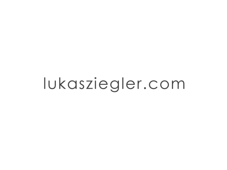 www.lukasziegler.com