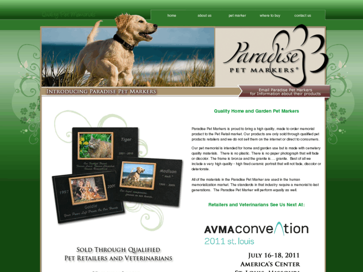 www.paradisepetmarkers.com