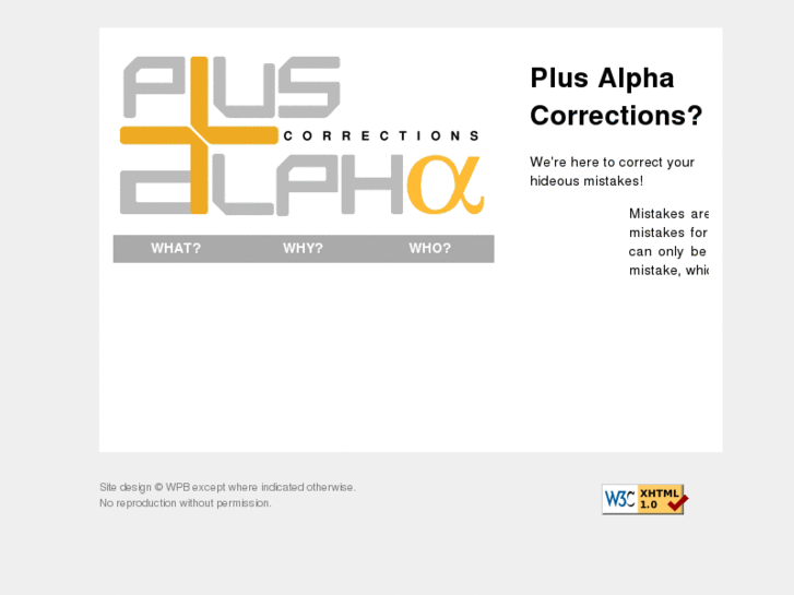 www.plusalphacorrections.com