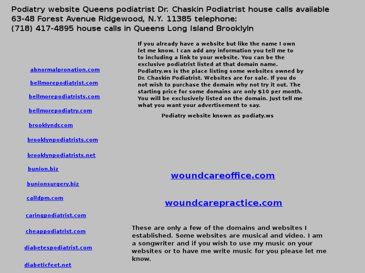 www.podiatristwebsite.com