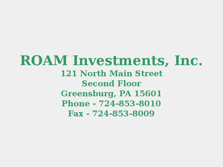 www.roaminvestmentsinc.com