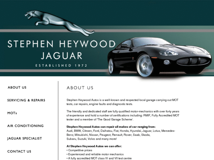 www.stephenheywoodjaguar.com