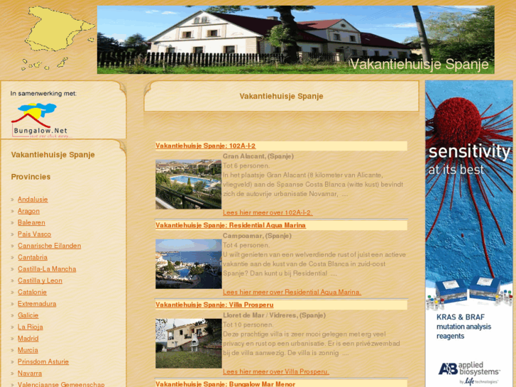 www.vakantiehuisjespanje.eu