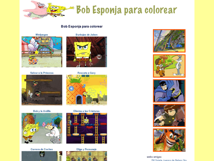 www.bobesponjaparacolorear.com