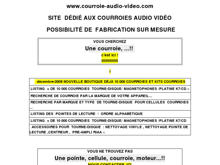 www.courroie-audio-video.com