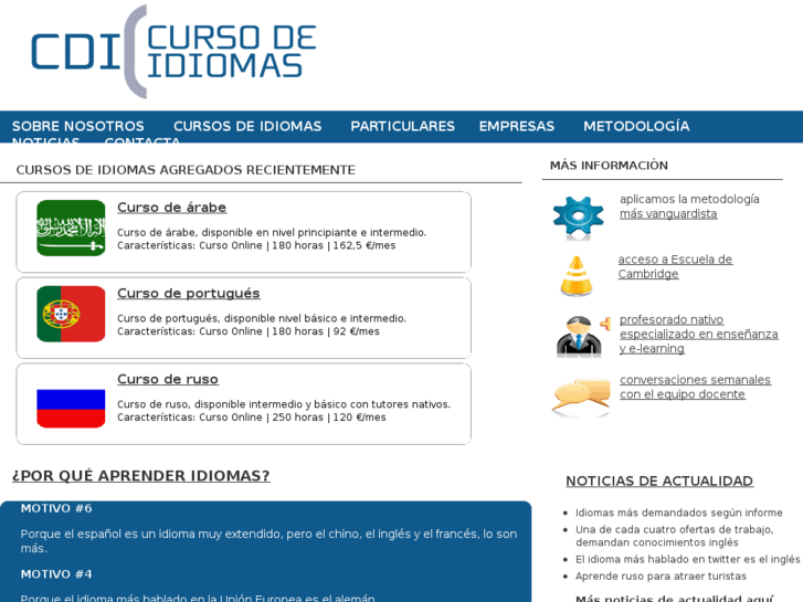 www.cursoidiomas.es