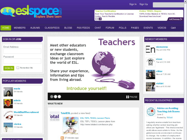 www.eslspace.com