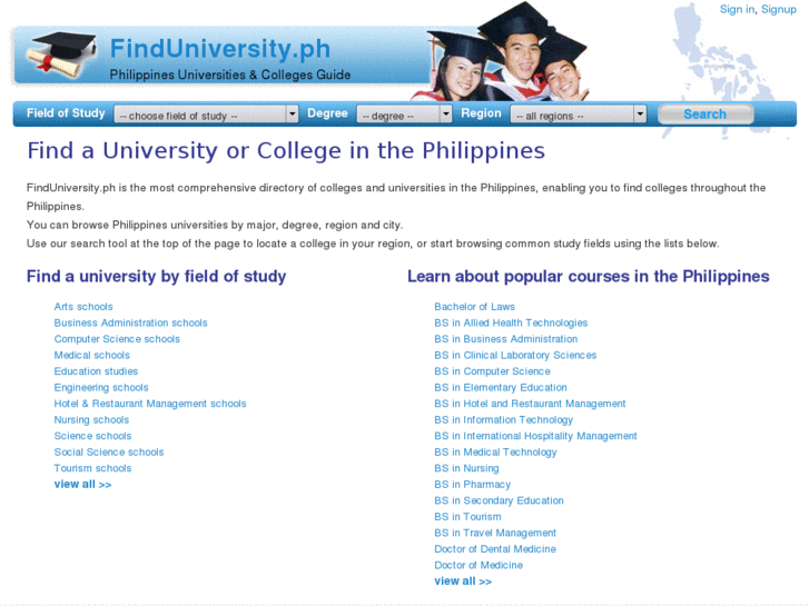www.finduniversity.ph