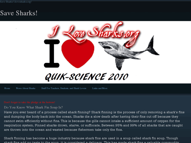 www.ilovesharks.org