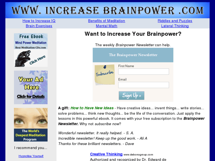 www.increasebrainpower.com