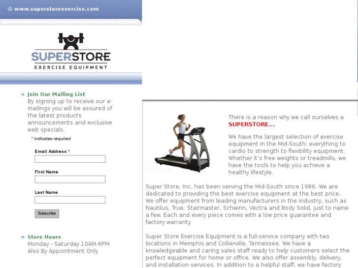 www.superstoreexercise.com