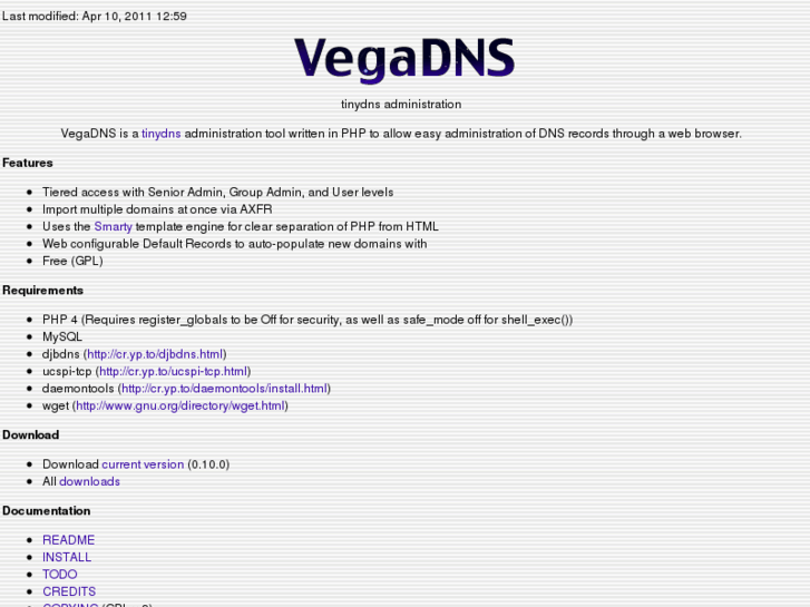 www.vegadns.com