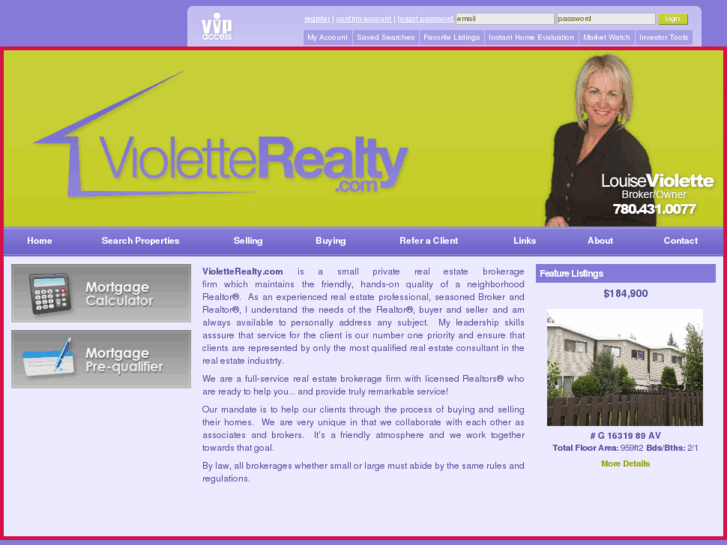 www.violetterealty.com