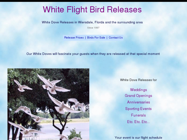 www.whiteflightbirdreleases.com