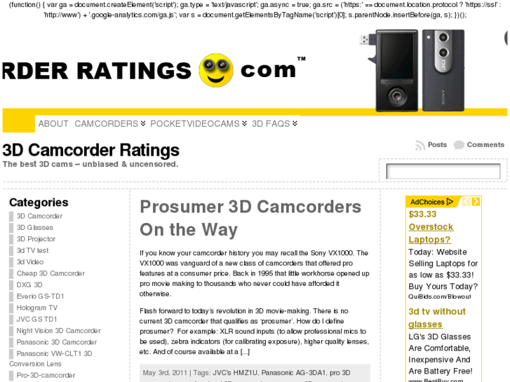 www.3dcamcorderratings.com