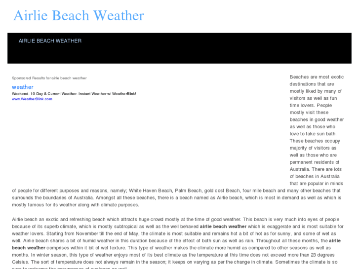 www.airliebeachweather.com