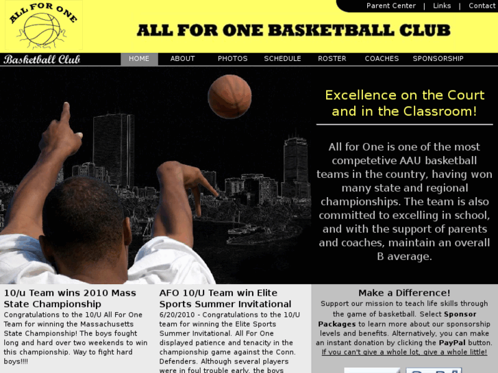 www.allforonebasketball.com