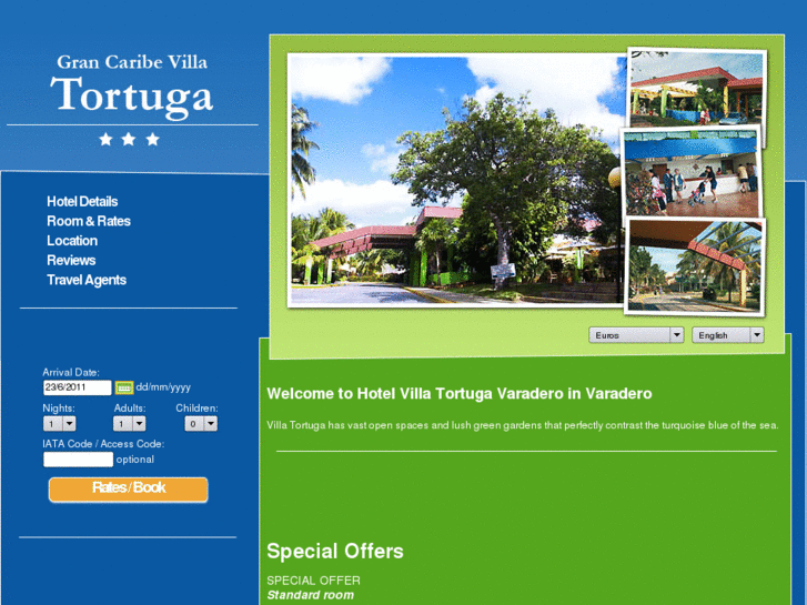 www.hotelvillatortugacuba.com