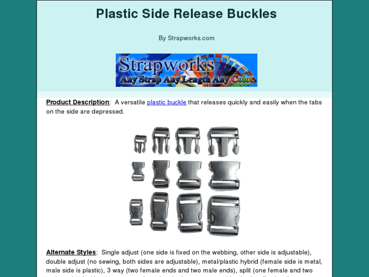 www.plasticsidereleasebuckles.com