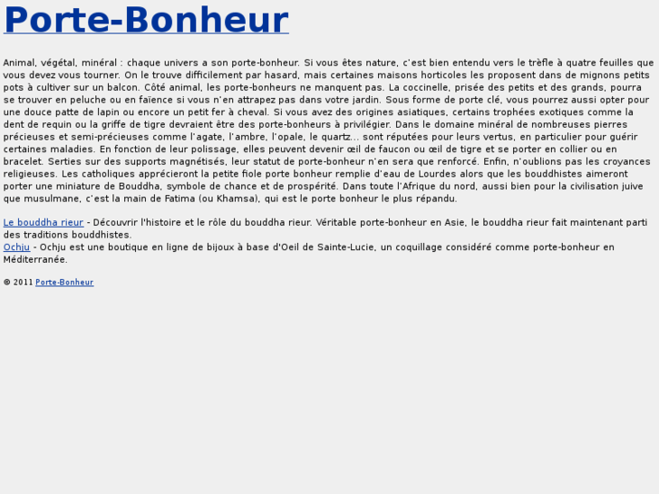 www.porte-bonheur.com