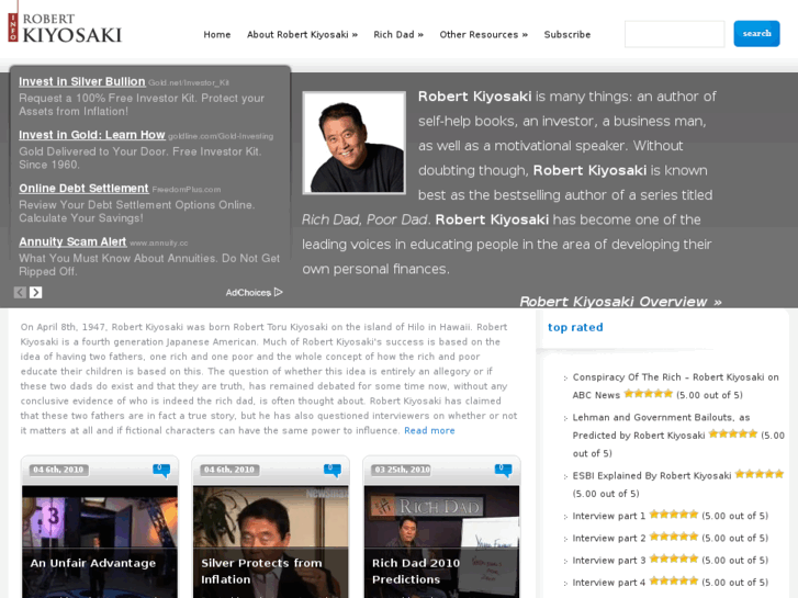 www.robert-kiyosaki.info