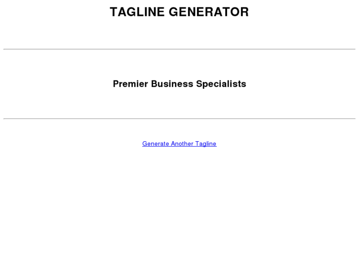 www.taglinegenerator.com