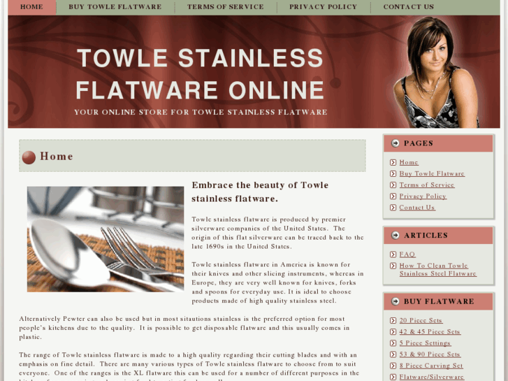 www.towlestainlessflatwareonline.com