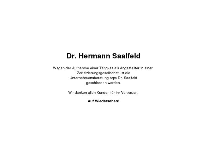 www.drsaalfeld.de