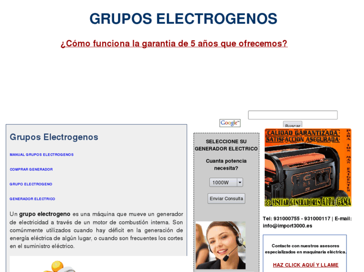 www.gruposelectrogenosonline.com