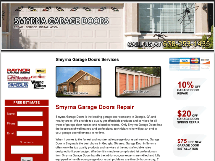 www.smyrnagaragedoors.com