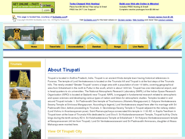 www.tirupati2tirumala.com